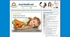 Desktop Screenshot of just-health.net